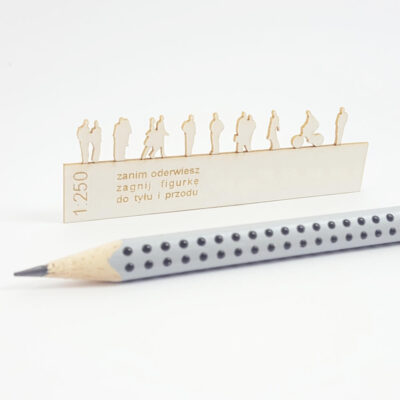 Figurki do makiet architektonicznych w skali 1:250