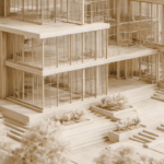 makieta architektoniczna z balsy